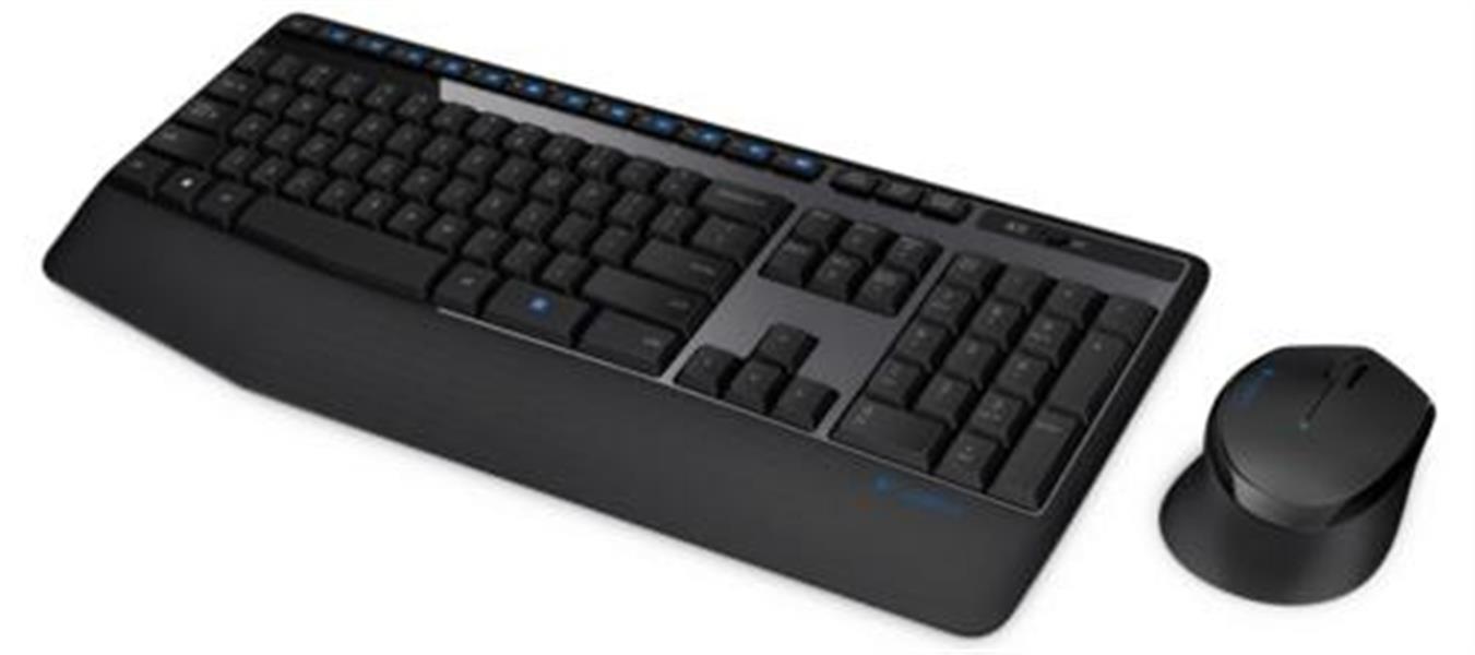 Logitech MK345 Combo toetsenbord RF Draadloos QWERTY US International Zwart