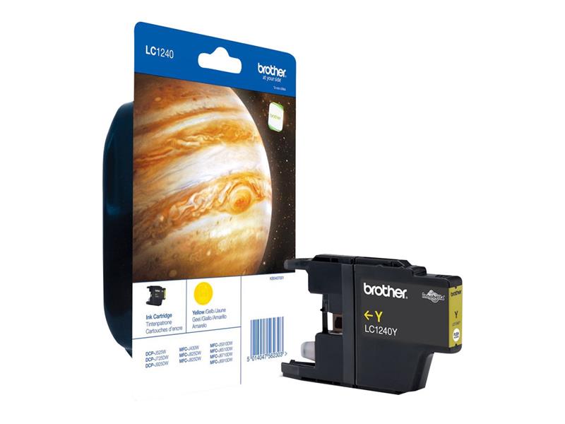 Brother LC-1240Y inktcartridge Origineel Geel 1 stuk(s)