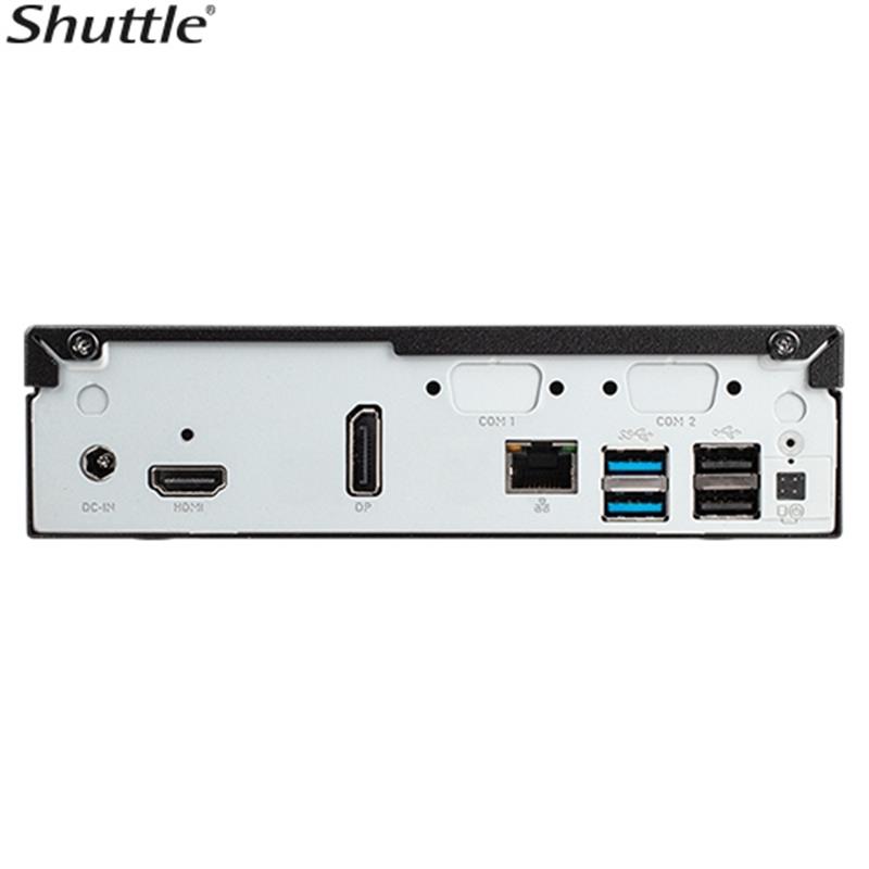 Shuttle DH610S PCs/werkstation Slim PC DDR4-SDRAM HDD+SSD Mini PC Zwart