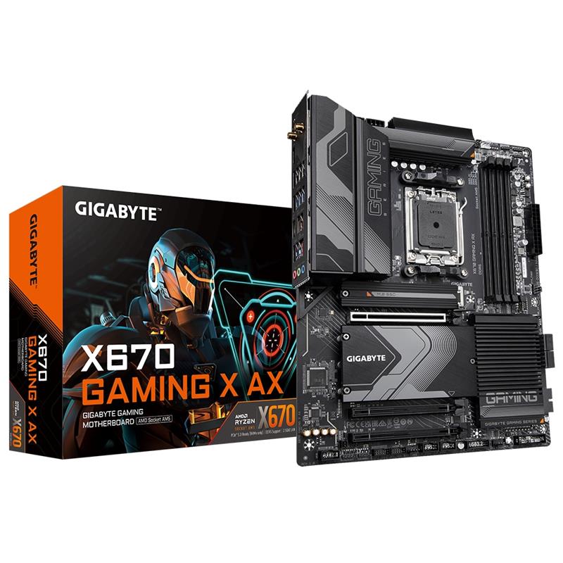 Gigabyte X670 GAMING X AX moederbord AMD X670 Socket AM5 ATX