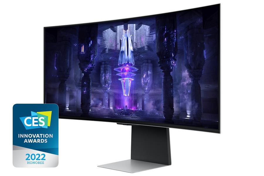 Samsung Odyssey Neo G8 LS34BG850SUXEN computer monitor 86,4 cm (34"") 3440 x 1440 Pixels UltraWide Quad HD OLED Zilver