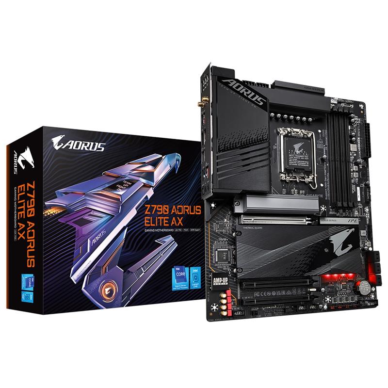 Gigabyte Z790 AORUS ELITE AX moederbord Intel Z790 Express LGA 1700 ATX