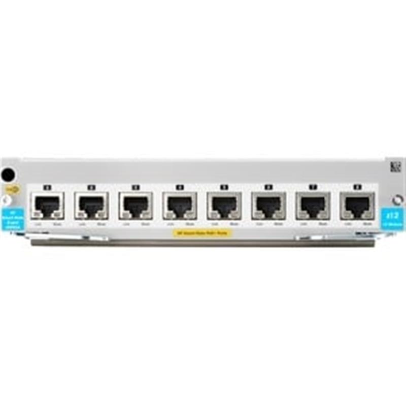 Aruba 8-port 1 2 5 5 10GBASE-T PoE v3 zl2 Module