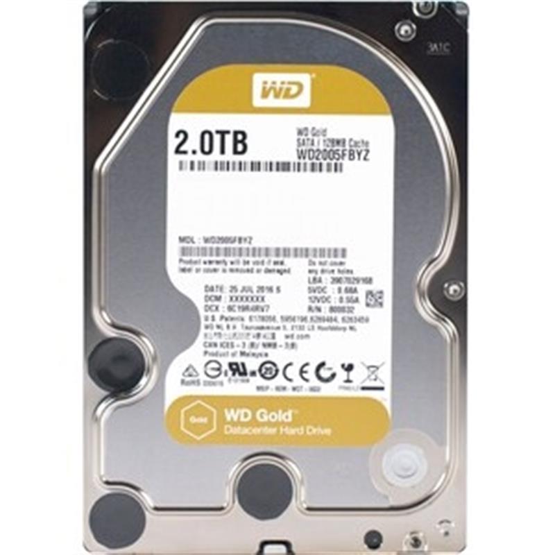 WD HD3.5 SATA3-Raid 2TB WD2005FBYZ/ Gold (Di)