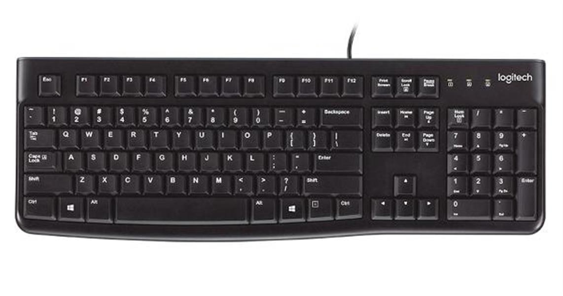 Logitech Keyboard K120 for Business toetsenbord USB QWERTY US International Zwart