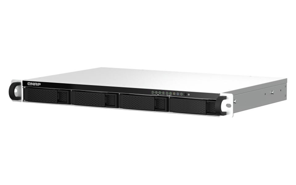 QNAP TS-464U NAS Rack (1U) Ethernet LAN Zwart