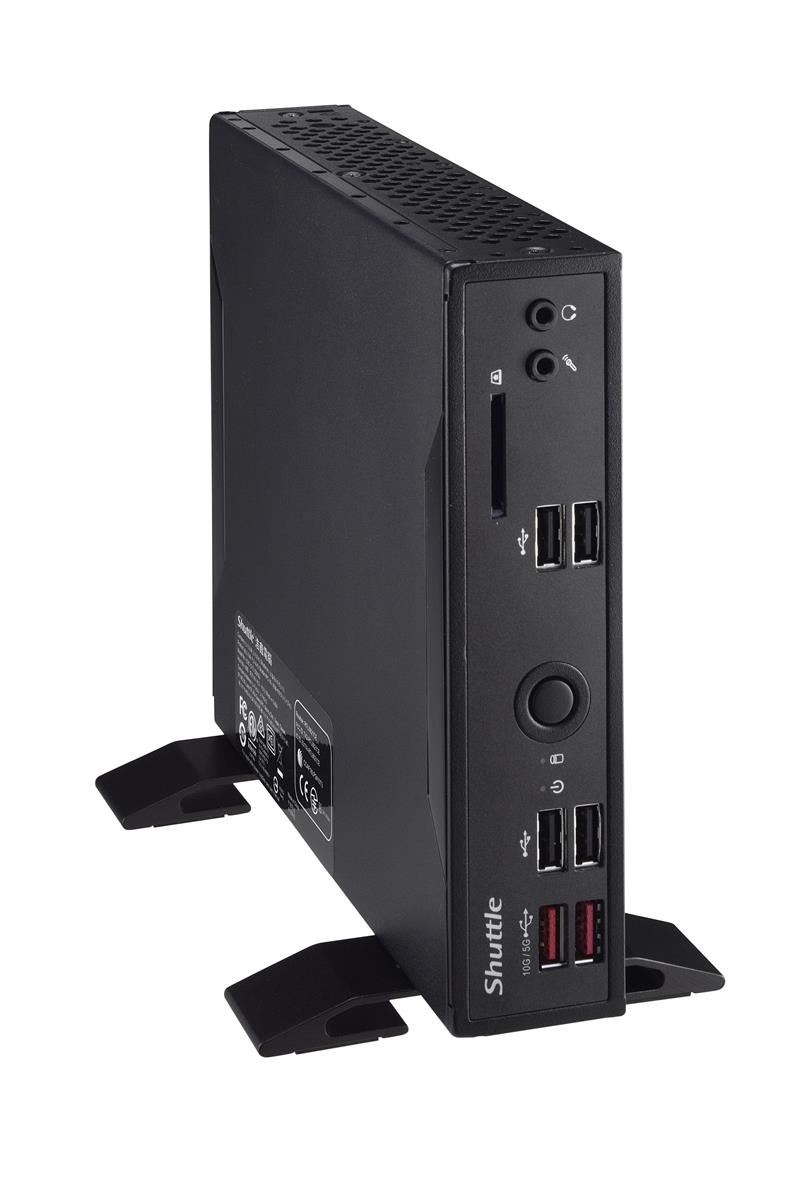 Shuttle DS20U5V2 PC/workstation barebone 1,3L maat pc Zwart Intel SoC i5-10210U 1,6 GHz