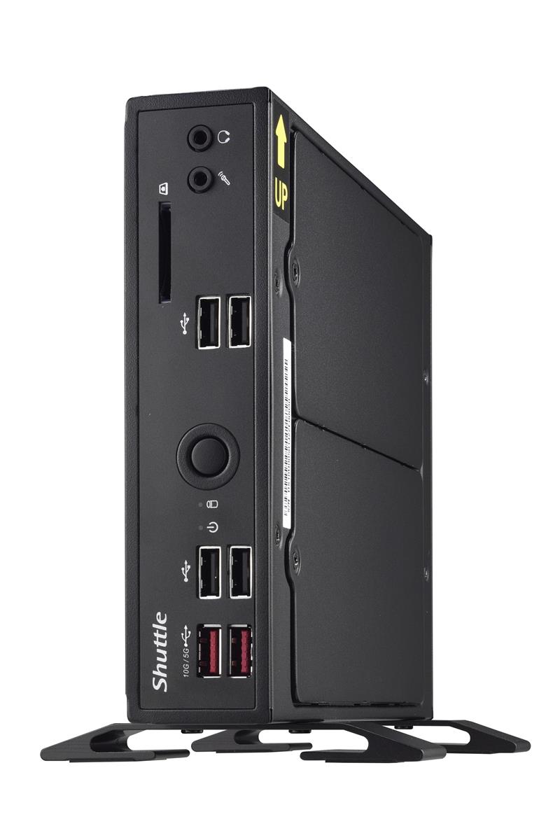 Shuttle DS20U5V2 PC/workstation barebone 1,3L maat pc Zwart Intel SoC i5-10210U 1,6 GHz