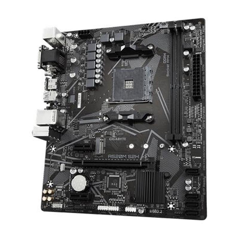 Gigabyte A520M S2H moederbord Socket AM4 micro ATX