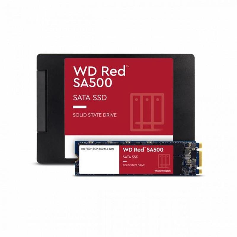 WD SSD M.2 (2280) 500GB Red / NAS 24x7 /SATA3 (Di)