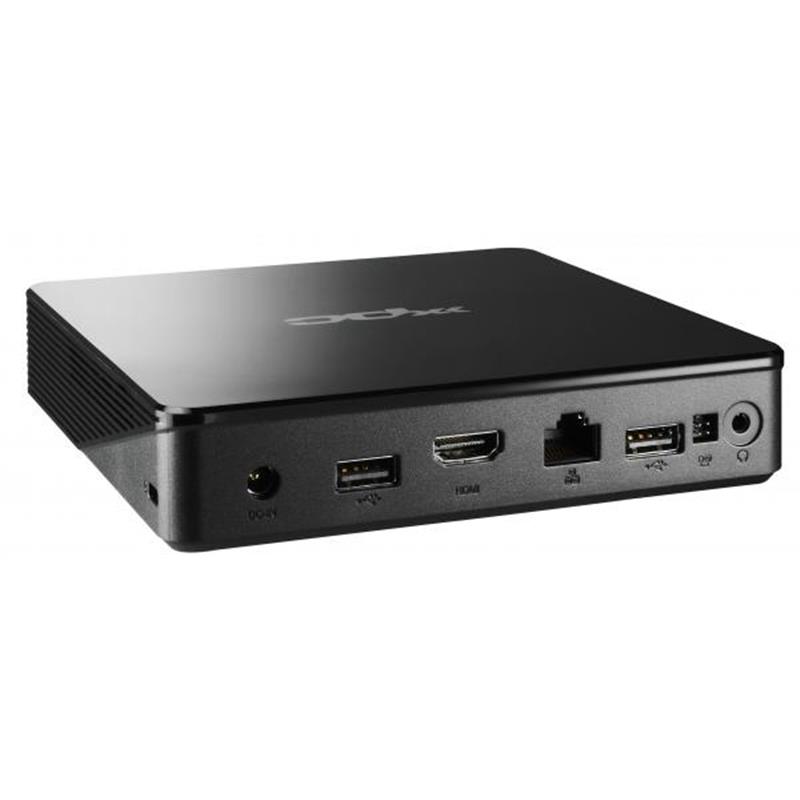 Shuttle XPC nano NS02AV2 RK3368 Nettop Rockchip 2 GB DDR3L-SDRAM 16 GB eMMC Android 8.1 Mini PC Zwart