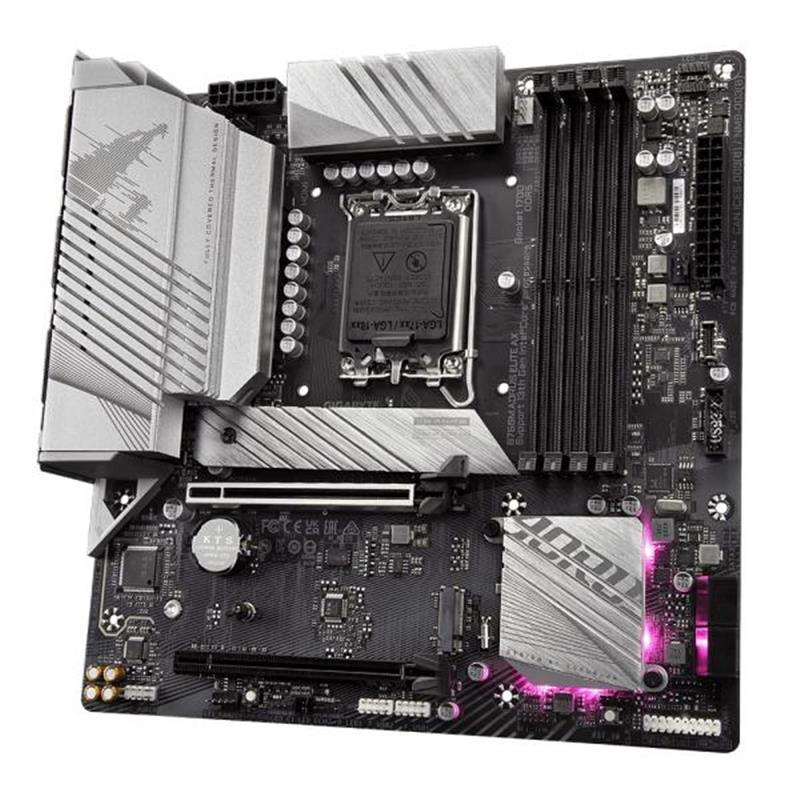 Gigabyte B760M AORUS ELITE AX moederbord LGA 1700 micro ATX