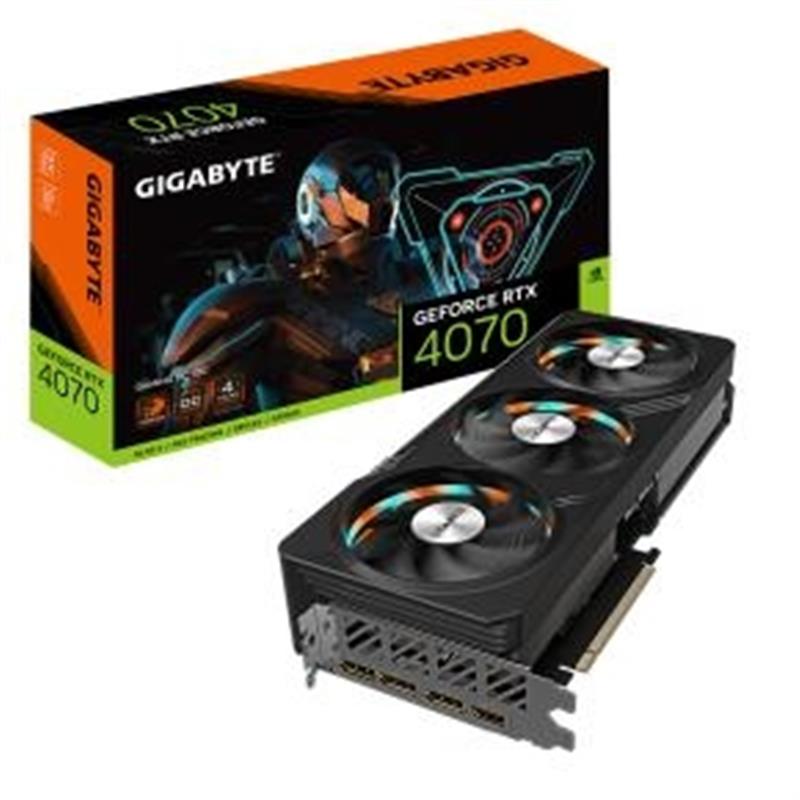 Gigabyte GV-N4070GAMING OC-12GD videokaart Matrox GeForce RTX 4070 Ti 12 GB GDDR6X