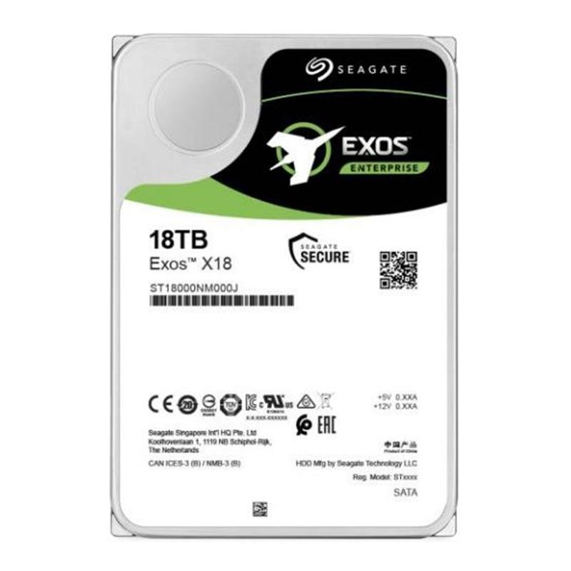 Seagate Enterprise ST18000NM000J interne harde schijf 3.5"" 18 TB SATA III