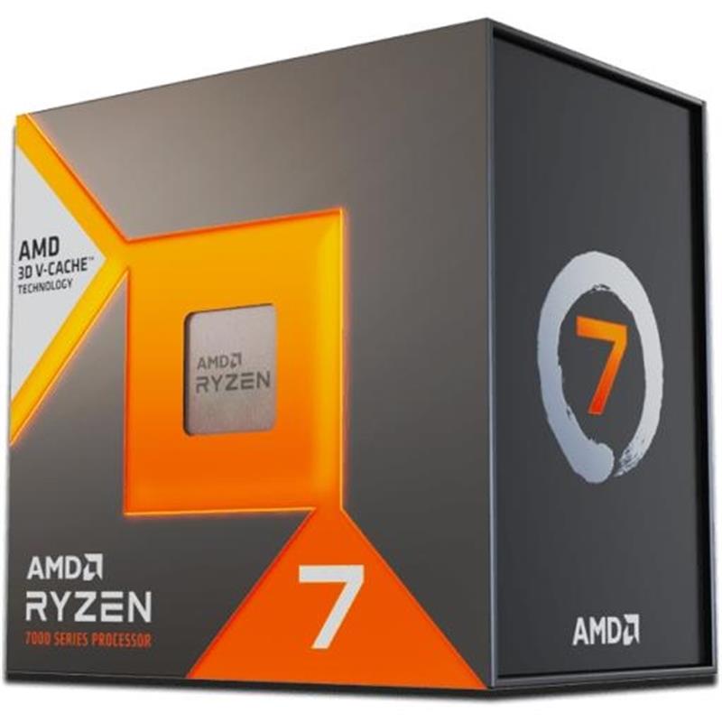 CPU AMD RYZEN 7  7800X3D / AM5 / WOF AMD Ryzen 7 7800X3D (8/16x 4,2 GHz)AM5 104MB 120W