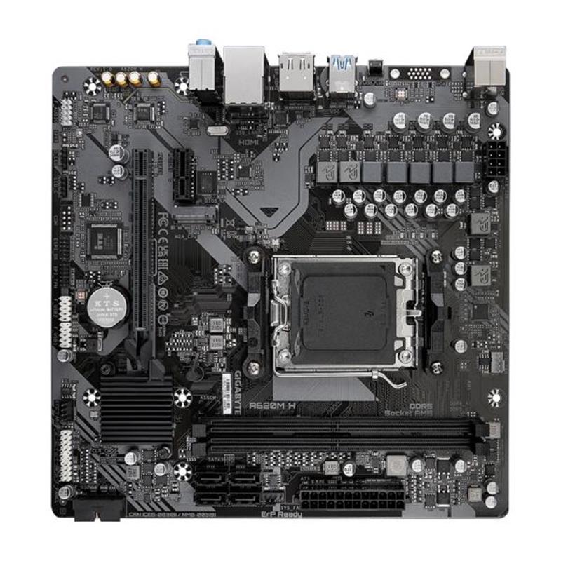 Gigabyte A620M H (rev. 1.0) AMD A620 Socket AM5 micro ATX