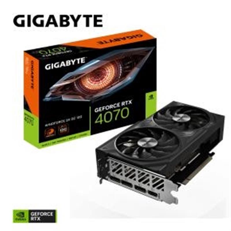 Gigabyte GeForce RTX 4070 WINDFORCE 2X OC 12G NVIDIA 12 GB GDDR6X