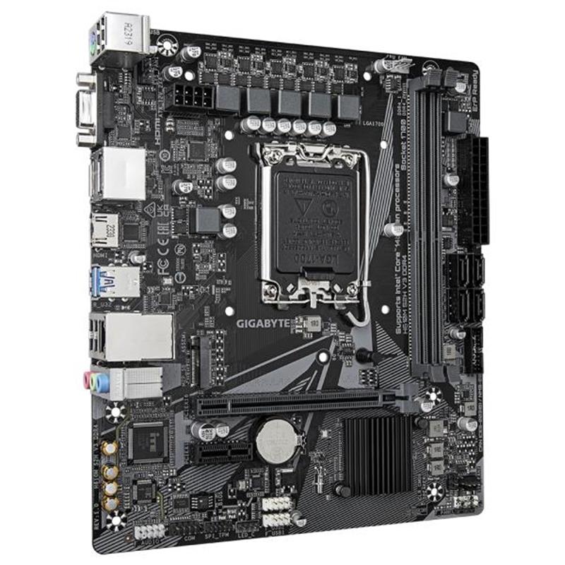 Gigabyte H610M S2H V3 DDR4 moederbord Intel H610 Express LGA 1700 micro ATX