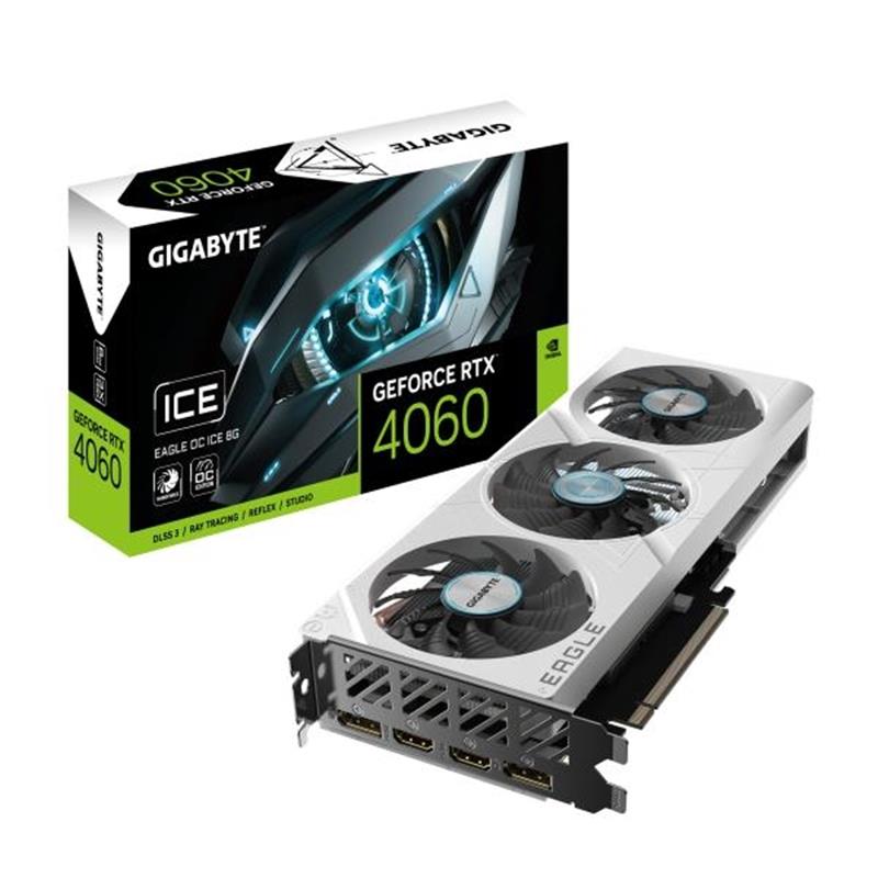 Gigabyte EAGLE GeForce RTX 4060 OC ICE NVIDIA 8 GB GDDR6