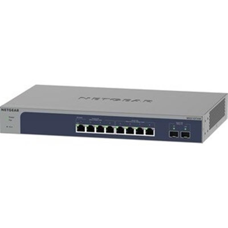 Netgear MS510TXM netwerk-switch Managed L2/L3/L4 10G Ethernet (100/1000/10000) Grijs, Blauw