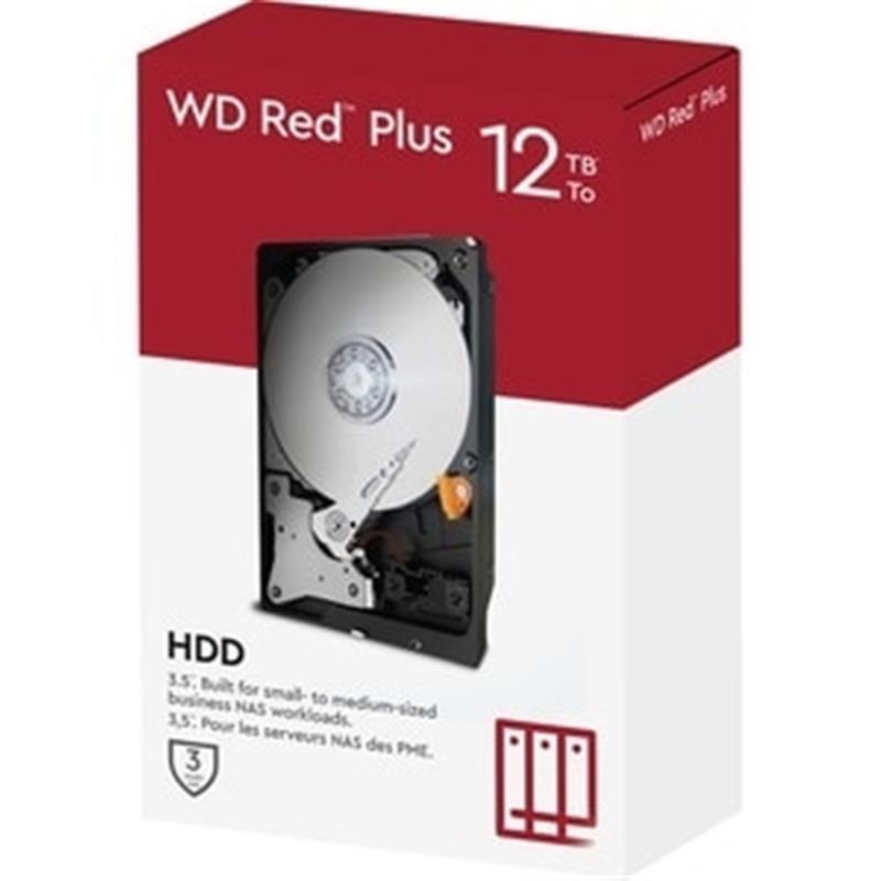 WD HD3.5 SATA3 12TB WD120EFBX / 24x7 / NAS (Di) 256MB / 7200rpm / CMR