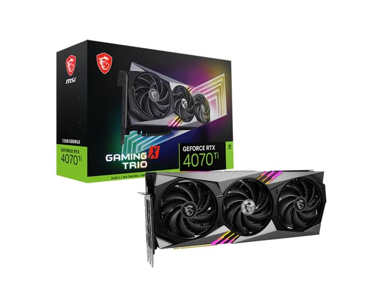 MSI GeForce RTX 4070 Ti GAMING X TRIO 12G NVIDIA 12 GB GDDR6X