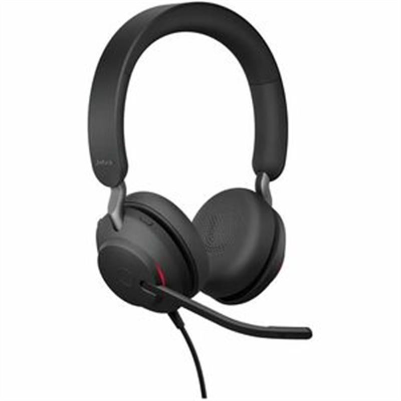 Jabra Evolve2 40 SE Headset Bedraad Hoofdband Oproepen/muziek USB Type-A Zwart