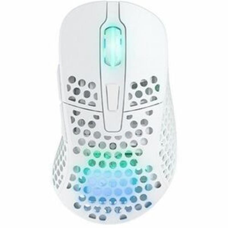 CHERRY Mouse Xtrfy M4 RGB Wireless Gaming white Rechtshänder