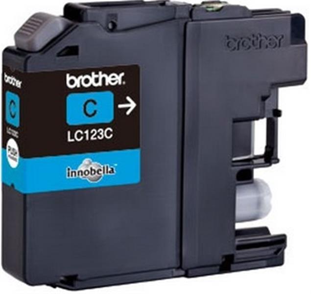 Brother LC-123C inktcartridge Origineel Cyaan 1 stuk(s)