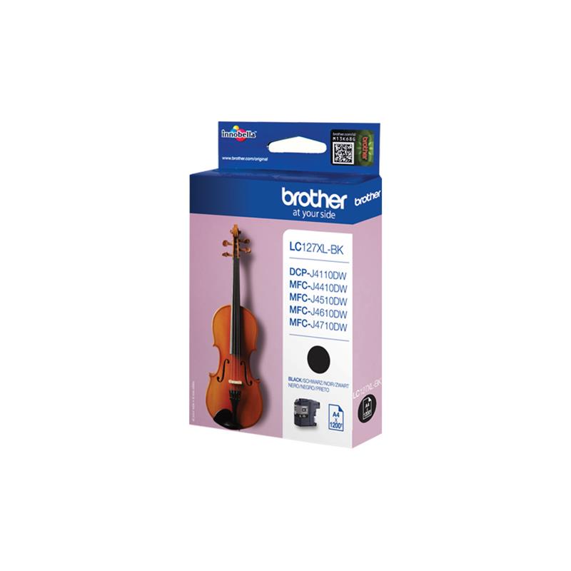 Brother LC-127XLBK Inktcartridge zwart