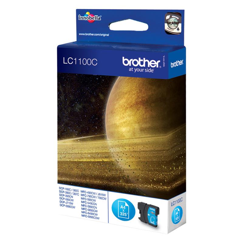 Brother LC-1100C inktcartridge Origineel Cyaan 1 stuk(s)