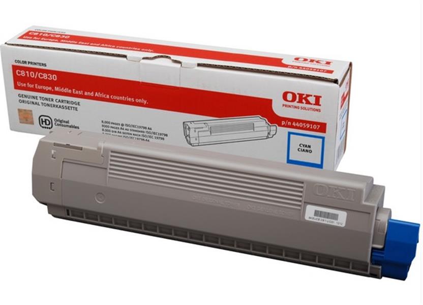 OKI 44059107 tonercartridge Origineel Cyaan 1 stuk(s)