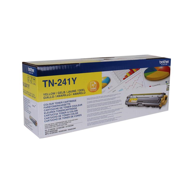 Brother TN-241Y tonercartridge Origineel Geel 1 stuk(s)