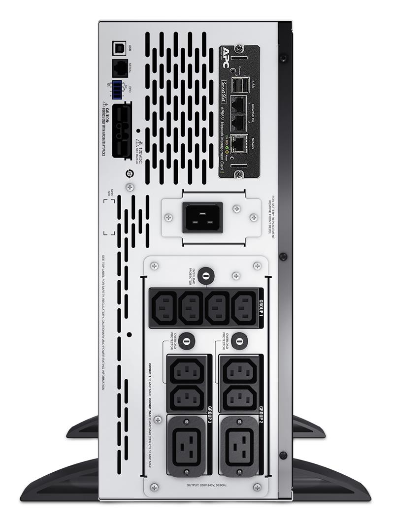 APC Smart-UPS X 3000VA noodstroomvoeding 8x C13, 2x C19 uitgang, USB, NMC