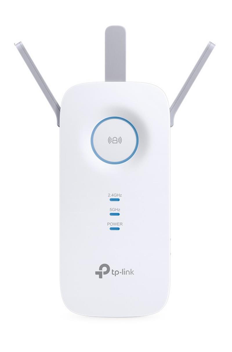 TP-LINK RE450 netwerkextender Netwerkzender Wit 10, 100, 1000 Mbit/s