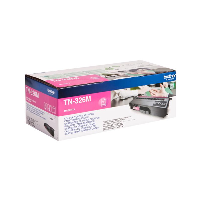 Brother TN-326M tonercartridge Origineel Magenta 1 stuk(s)