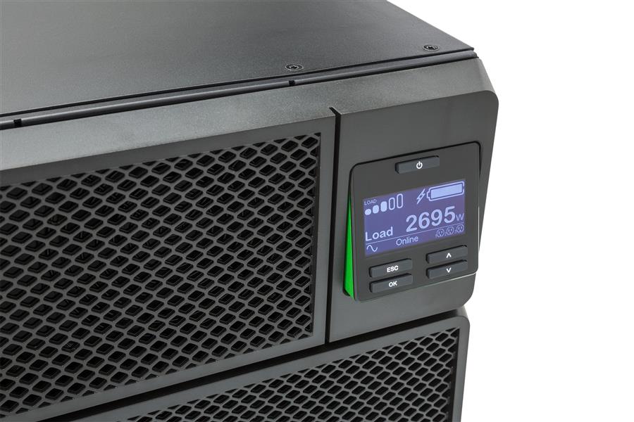 APC Smart-UPS On-Line 5000VA noodstroomvoeding 6x C13, 4x C19 uitgang, rackmountable, Embedded NMC