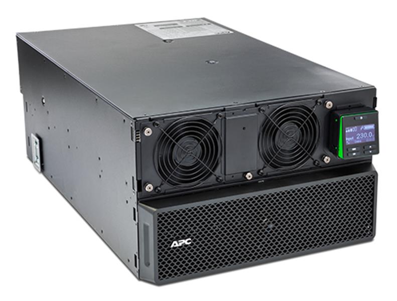 APC Smart-UPS On-Line 8000VA noodstroomvoeding 6x C13, 4x C19, hardwire 1 fase uitgang, rackmountable, Embedded NMC