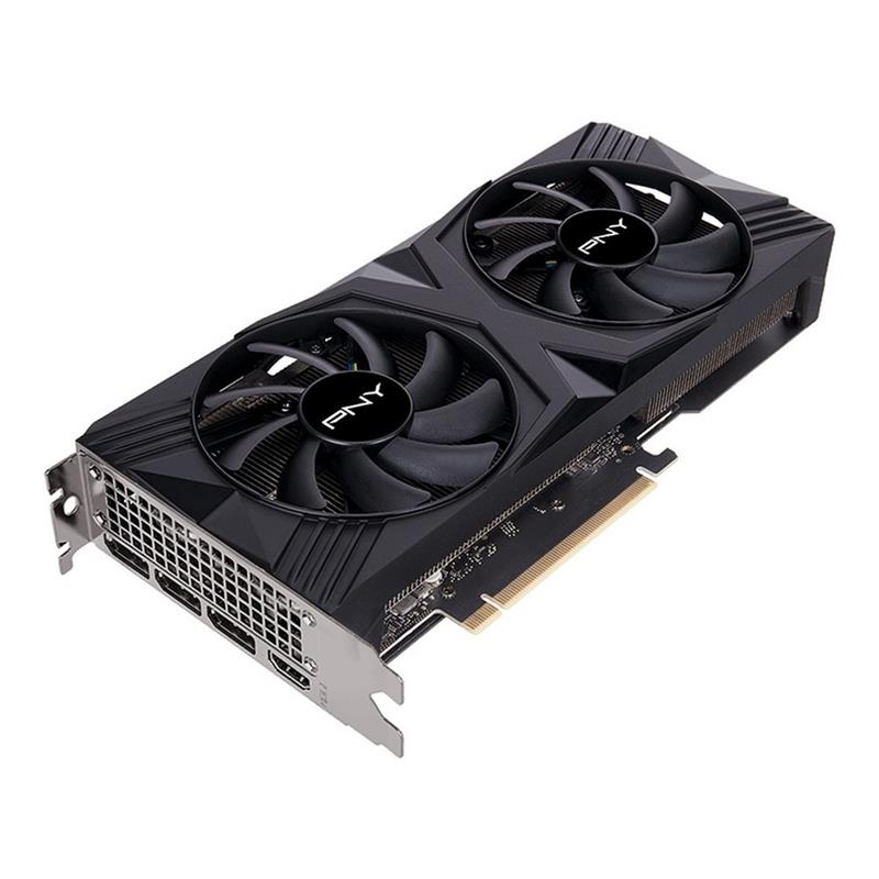 PNY VCG407012DFXPB1 videokaart NVIDIA GeForce RTX 4070 12 GB GDDR6X