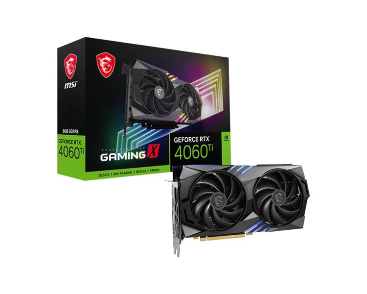 MSI GeForce RTX 4060 Ti GAMING X 8G NVIDIA 8 GB GDDR6