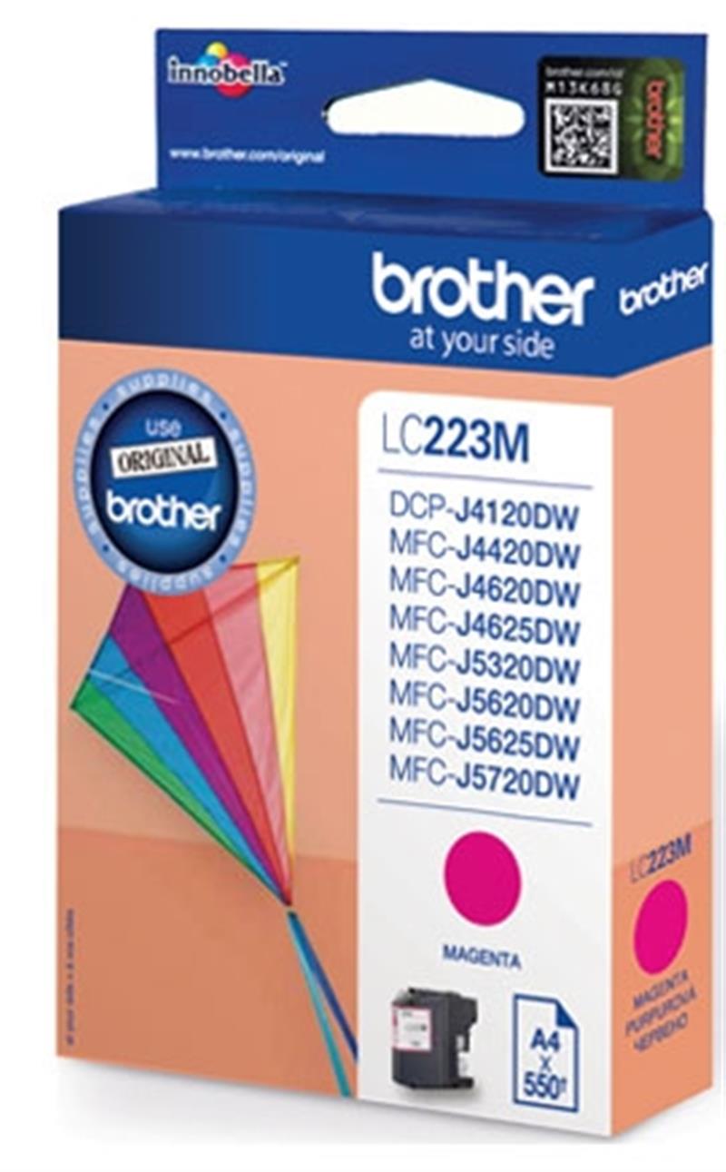 Brother LC-223M inktcartridge Origineel Magenta 1 stuk(s)