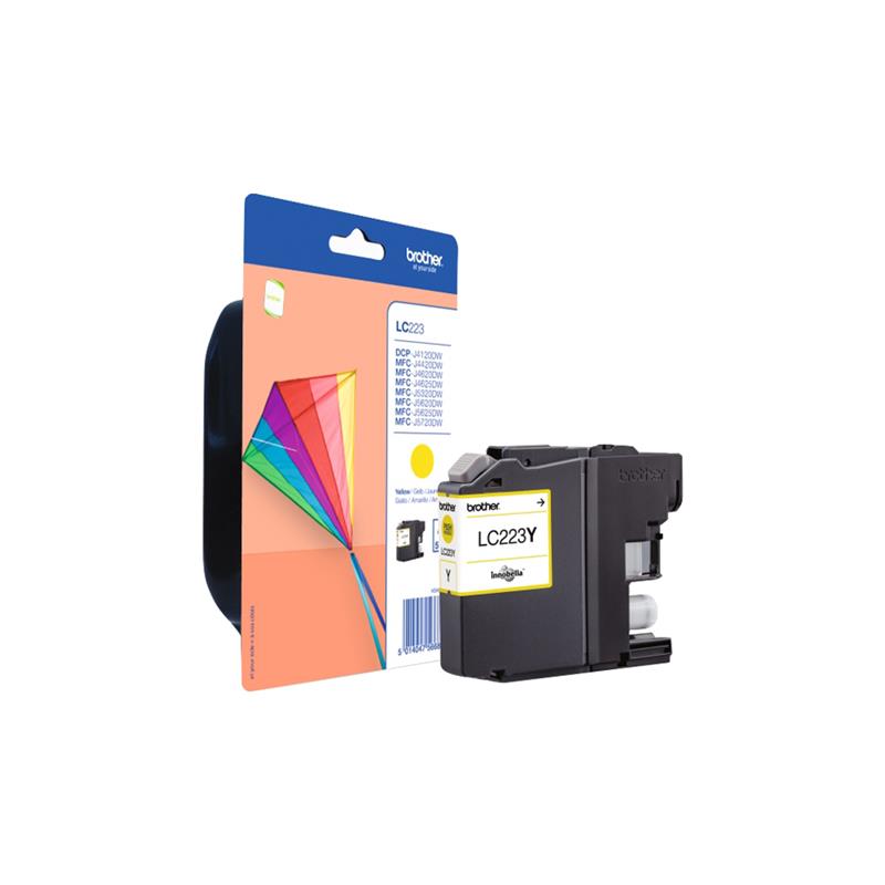 Brother LC-223Y inktcartridge Origineel Geel 1 stuk(s)