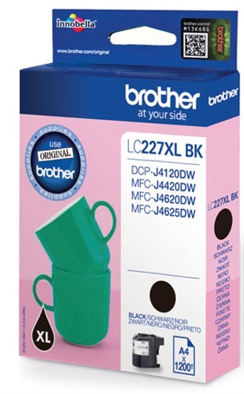 Brother LC-227XLBK inktcartridge Origineel Zwart 1 stuk(s)