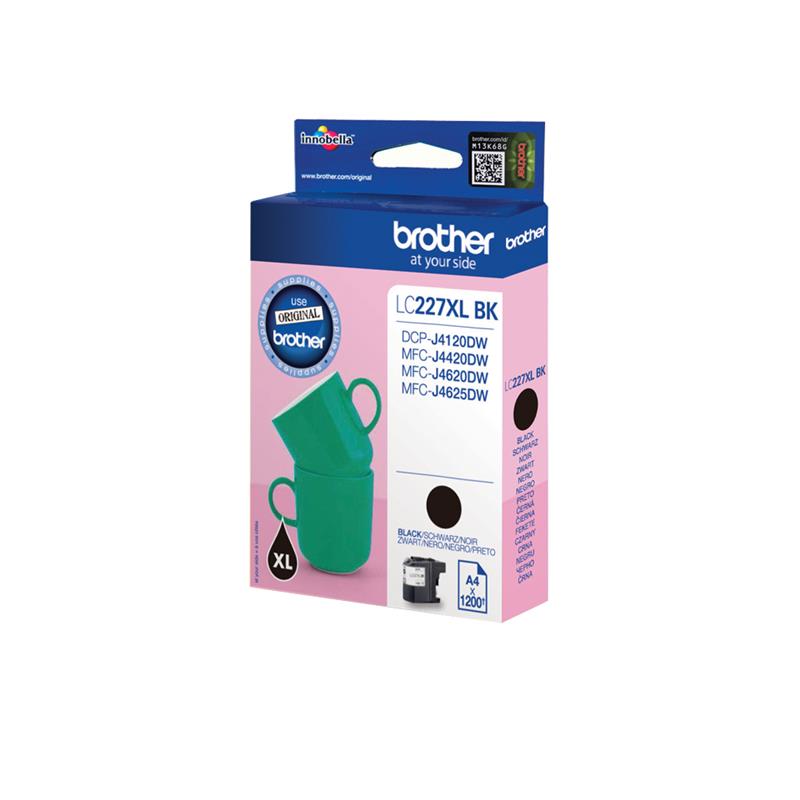 Brother LC-227XLBK inktcartridge Origineel Zwart 1 stuk(s)