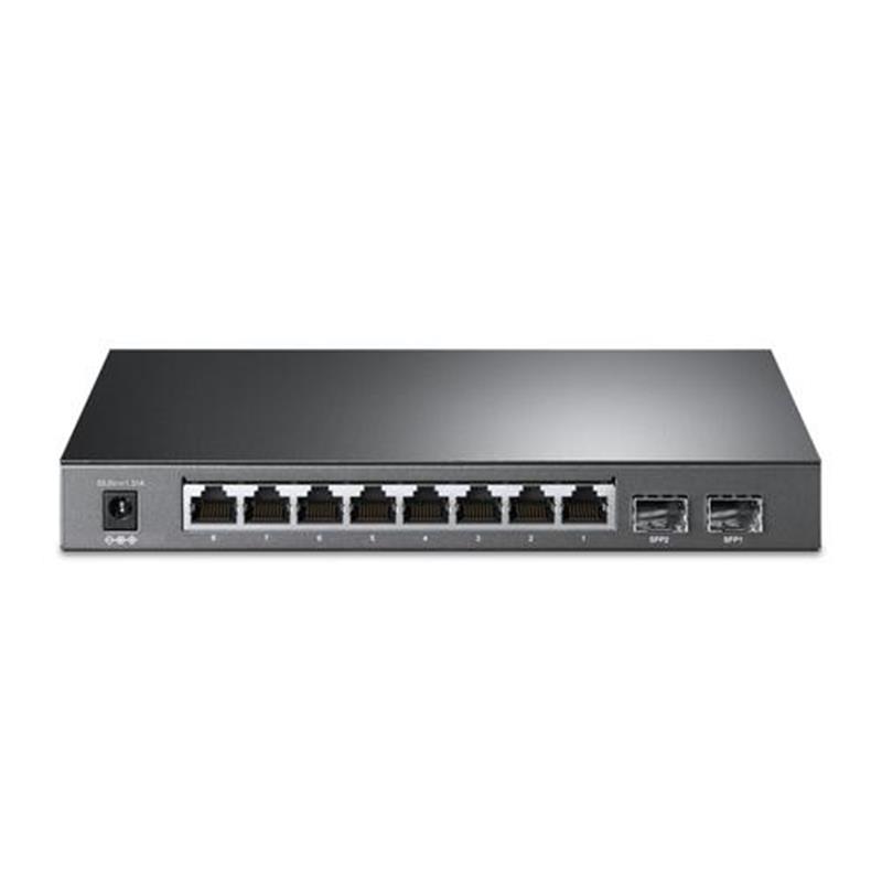 TP-Link TL-SG2210P Managed L2 Gigabit Ethernet (10/100/1000) Power over Ethernet (PoE) Zwart