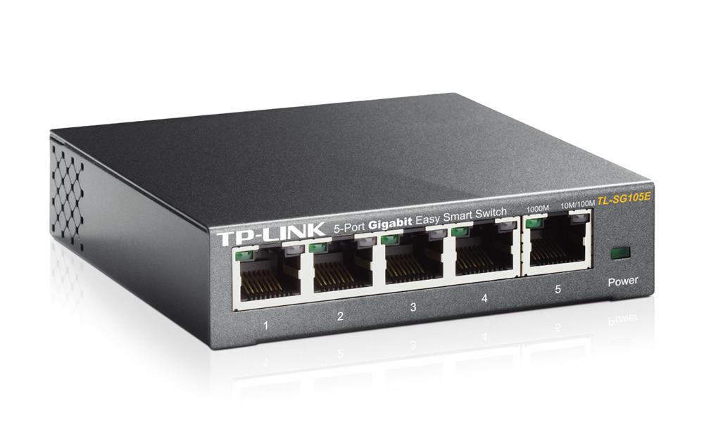 TP-LINK TL-SG105E netwerk-switch L2 Gigabit Ethernet (10/100/1000) Zwart