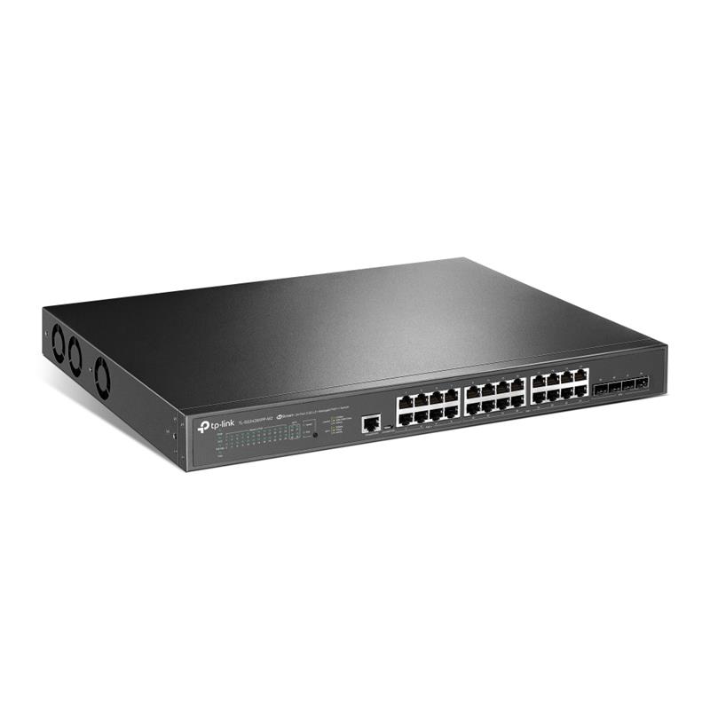 TP-Link TL-SG3428XPP-M2 netwerk-switch Managed L2+ 2.5G Ethernet (100/1000/2500) Power over Ethernet (PoE) 1U Zwart