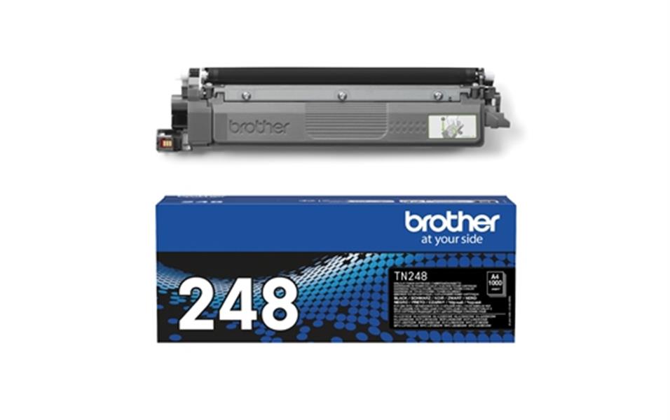 Brother TN248BK Black Toner Cartridge ISO Yield 1.000 pages tonercartridge 1 stuk(s) Origineel