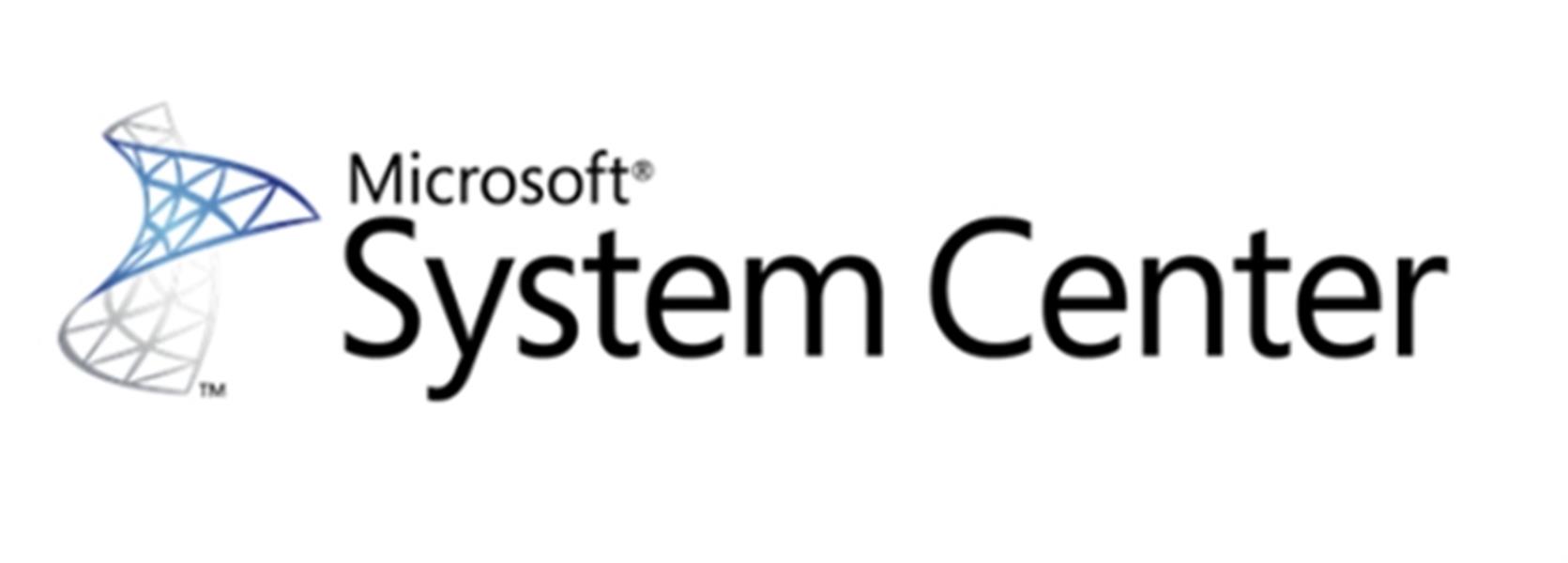 Microsoft System Center Datacenter Edition Open Value License (OVL) 1 jaar