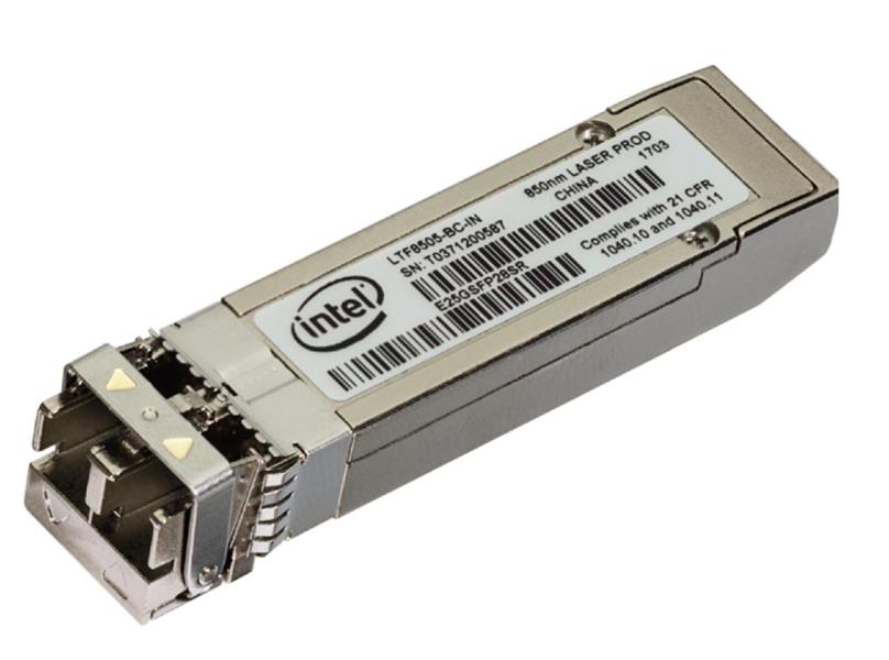 Intel E25GSFP28SR netwerk transceiver module Vezel-optiek 25000 Mbit/s SFP28 850 nm